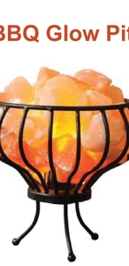 Lampe de Sel de l'Himalaya Naturelle Raffinée, Veilleuse LED, Lampe de Table Effet Lave pour Chambre à Coucher, Chevet, Lumière Chaude, Décoration de Noël, Sac - Product Image 4