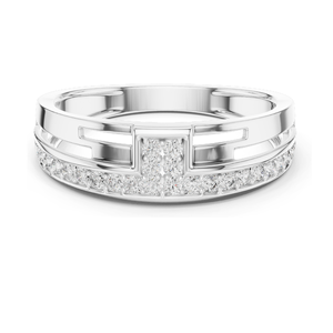 แหวนเพชรแล็บ 0.312 กะรัต สำหรับผู้หญิง ความใส VVS-VS ทอง 18KT, 14KT, 10KT และเงิน 925  ทองชมพู, ทองเหลือง, ทองขาว - Product Image 2