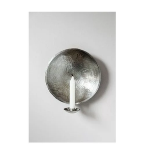 เชิงเทียนติดผนัง,เชิงเทียนโลหะสีเงินสีทองแบบแขวนผนังสำหรับตกแต่งบ้าน - Product Image 5