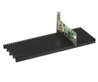 Support de carte de circuit imprimé (PCB) en PP conducteur anti-électrostatique (ESD) avec 42 emplacements, noir, pour la conception et la fabrication de PCB