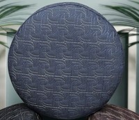 Topi Muslim Arkan Kufi Logo Kustom Bahan Polyester untuk Pernikahan dan Sholat, Ringan, Buatan Tangan, Motif Geometris, Aksesoris Sederhana untuk Pria