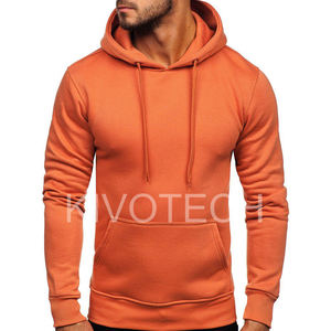 Sudaderas de calle de moda para hombre, sudaderas con capucha de Color sólido para primavera Otoño Invierno, informal, holgado, estampado Digital - Product Image 5
