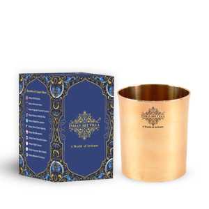 Vaso Clásico de Vidrio Puro Bronce de 260 ml para Uso en el Hogar o en Hoteles - Product Image 3