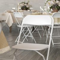 Chaises pliantes commerciales modernes et convertibles pour la maison, le bureau, l'extérieur et l'hôtellerie, capacité de charge statique de 650 lb, empilables, en acier inoxydable