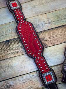 Ensemble de sellerie en cuir occidental pour cheval de loisirs et de randonnée, avec têtière et plastron, qualité supérieure - Product Image 3