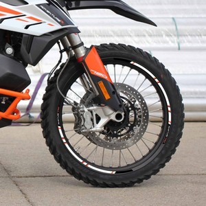 Autocollants de jantes de moto sur mesure, autocollants de logo imperméables pour KTM 790 Adventure 2019-23 - Product Image 1