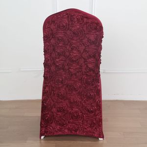 Wholesale Dusty Rose Party Rosette <strong>Chair</strong> <strong>Cover</strong> Spandex Banquet <strong>Dining</strong> Decoration <strong>Chair</strong> <strong>Cover</strong> for <strong>Dining</strong> Room <strong>Chair</strong> <strong>Cover</strong>
