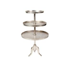 Wedding Party <b>Birthday</b> Celebration Tableware Dessert Accessory Metal Single Tier Cake Stand Hotels <b>Sweet</b> Display Stand - Product Image 2