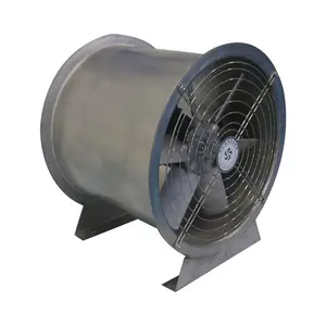 Ampliamente utilizado para la ventilación en edificios civiles, mezcla de ventiladores de presión y flujo