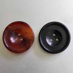 Brown Buttons 10mm, 15mm, 20mm, 23mm, <b>25m</b>, 28mm Perfect for Suit, Shirts, Coat. Natural Horn. Handmade Real Genuine Horn Button - Product Image 3