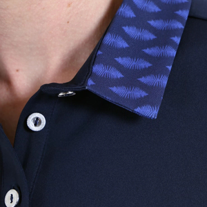 Camiseta Polo de algodón para mujer para golf, ropa deportiva transpirable de ajuste seco con logotipo personalizado, patrón sólido, servicio OEM ODM disponible - Product Image 4