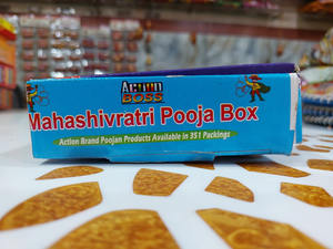 Caja de Pooja MAHA SHIVRATRI, Caja de Artículos Esenciales para Pooja Tradicional para Festivales Espirituales, Artículos para Rituales con Incienso, Diyas y Más - Product Image 4