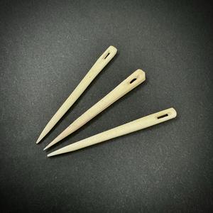 Aguja de Bordar de Cuerno de Búfalo, Aguja de Bordar Puntiaguda para Lana y Hilo, Accesorio de Costura Duradero para Tufting y Costura - Product Image 3