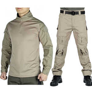 Uniforme Táctico para Hombre, Conjunto de Camuflaje, Ajuste Personalizado, Dos Piezas, Transpirable, Duradero, Tejido de Punto, Impermeable, Ropa Utilitaria para Exteriores - Product Image 6