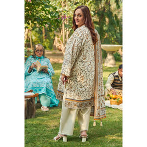 ชุดสูทผ้าลอนพิมพ์ลาย 3 ชิ้นสำหรับผู้หญิง พร้อมผ้าคลุมไหล่ รุ่น CL-62117 - Product Image 5