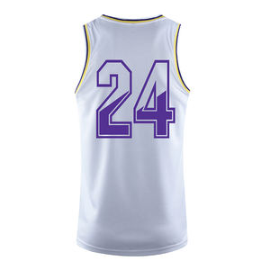 Camiseta de Baloncesto con Sublimación Personalizada, Último Diseño, Transpirable, Talla Grande, 100% Poliéster, Logotipo Personalizado OEM - Product Image 6