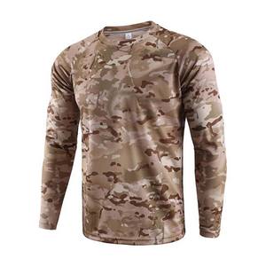 Chasse et pêche Chemises d'été à séchage rapide Jersey à manches longues Camouflage 100% Polyester Respirant Conception personnalisée OEM Chemise à capuche - Product Image 2