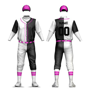 2025 Wholesale Men <b>Baseball</b> Uniform Custom Team Outfit Full <b>Set</b> Quick Dry Fabric Sublimated Sportswear OEM Manufacturer - Product Image 5