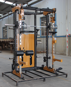 Attrezzatura professionale per il Fitness commerciale multifunzione da palestra Smith Machine Power Cage per uccelli Gantry <span class=keywords><strong>Squat</strong></span> <span class=keywords><strong>Rack</strong></span> completo - Product Image 5