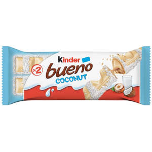 Kinder Bueno Coconut 39g X 30แพ็คช็อกโกแลตแท่งขายร้อน - Product Image 6