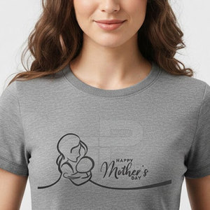 Camiseta Super Mamá para el Día de la Madre con mensaje impreso en letras grandes y estilo casual de ropa urbana - Product Image 6
