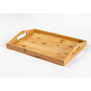 Bandeja de mano de madera natural/bambú: forma y tamaño personalizados, 100% puro, el mejor precio para el servicio de desayuno de Vietnam. - Product Image 6
