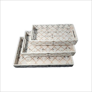 Plateau de service en bois imprimé de haute qualité pour la maison, la cuisine, le petit-déjeuner, le thé, l'eau, en PP, MDF, métal, pour hôtel, table à domicile - Product Image 5