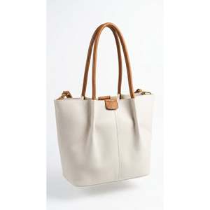 Borsa a Spalla Morbida in Vera Pelle Dollaro per Donna, Art. 26052-Fabbricato in Italia" - Product Image 2