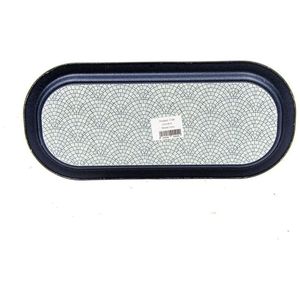 Kontensan Rectangular Metal Serving Tray 160x350 mm Geometric Mosaic Pattern Home Decor Ramadan Christmas Weddings Turkey - Product Image 3
