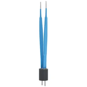 Bipolaire Pincet Elektrochirurgische Herbruikbare Iris Rechte 10.8 Cm Tip 1.0 Mm Electro Coagulatie Pincet Elektrochirurgische Apparatuur