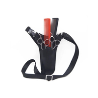 Étui de coiffeur triangulaire en cuir véritable de haute qualité, personnalisable, pour salon, couleur personnalisée