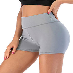Pantalones Cortos de Yoga de Cintura Alta para Mujer, Ropa de Gimnasio, Estilo Deportivo, Color Sólido, Pantalones Cortos Deportivos para Correr y Hacer Ejercicio - Product Image 6