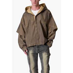 Chaqueta Poncho De Caza Aceitada-Tan - Product Image 2