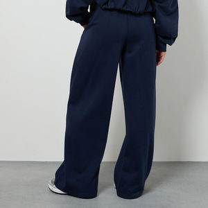 Survêtement de haute qualité pour femmes avec haut court à manches longues et pantalon large décontracté avec fermeture éclair pour l'hiver - Product Image 6