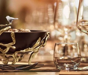 Cuenco de madera y soporte de metal para el jardín de la casa, casa de campo, habitación de invitados, cocina y otros - Product Image 5