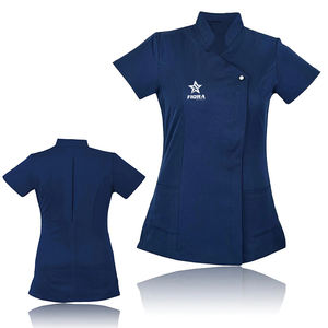 Ensemble de blouses médicales pour infirmières, tuniques de beauté pour hommes, uniformes de salon de manucure et de spa, ensembles de blouses de haute qualité en élasthanne/polyester, pour hôpital et salon - Product Image 2