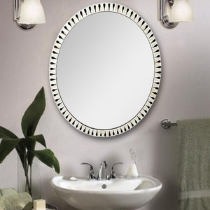 Fancy Color Bone Inlay Frame Modern Decorative Eco-Friendly Lightweight Wall <b>Hanging</b> <b>Mirror</b> with Reasonable Price From India - Product Image 3