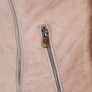 New Style Women's Leather <b>Jacket</b> For Sale Custom Design Solid Color Women Fashion Leather <b>Jackets</b> - Product Image 4