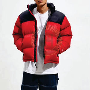 เสื้อพัฟเฟอร์ผู้ชาย คุณภาพพรีเมียม แบบซิป โอเวอร์ไซส์ สำหรับฤดูหนาว อุ่น กันน้ำ คุณภาพสูง รับสั่งทำ - Product Image 2