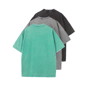 เสื้อยืดสตรีทแวร์ขายส่ง Quickshow เสื้อยืดผู้ชายผ้าฝ้ายเนื้อหนา เสื้อยืดโอเวอร์ไซส์ เสื้อยืดคุณภาพสูงสำหรับผู้ชายสไตล์สตรีท - Product Image 2