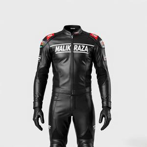 Traje de carreras de motos económico de una pieza | Pedido de grupo de cuero de vaca de grano completo listo para enviar | Oferta a granel de precio bajo certificado CE - Product Image 4