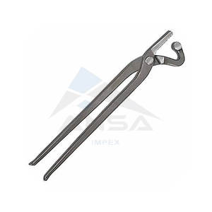Clinques de sabot de maréchal-ferrant robustes de qualité supérieure outil de clincher d'ongle de col de cygne professionnel pour l'entretien de chaussure de sabot de cheval Durable réutilisable - Product Image 2