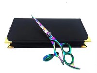 Ciseaux de salon de coiffure de haute qualité ciseaux amincissants rasoir ciseaux de coiffure ensemble Kit paquet comprend et pochette complète de beauté