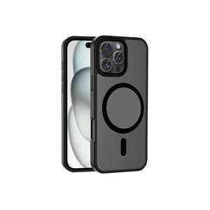 Coque de protection en silicone premium Netzy compatible MagSafe, finition mate, pour iPhone 14 Plus, protection pour téléphone portable - Product Image 1