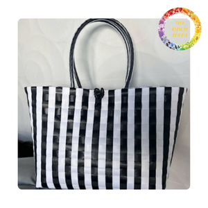 Sac en plastique robuste avec poignée | Fabriqué au Vietnam pour l'épicerie de vêtements ou un usage quotidien | Prêt à expédier - Product Image 6