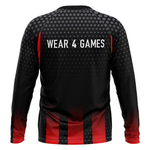 Custom <b>Men's</b> Compression Workout Top Solid Color Breathable Moisture Wicking Four Way Stretch Skinny Fit Custom Logo <b>Shirt</b> - Product Image 5