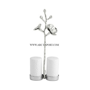 Mirror Polished Table Top Decoration Home and Kitchen Storage Salt and Pepper Set of 2 Copper and Metallic Classic Kitchen Tools - Product Image 6