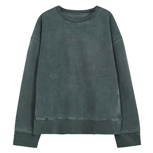 เสื้อสเวตเชิ้ตผู้ชายสั่งทำพิเศษ แขนยาว ผ้าฝ้าย 100% บุขนด้านใน เป็นมิตรกับสิ่งแวดล้อม แห้งเร็ว ระบายอากาศได้ดี สีพื้น ราคาประหยัด สำหรับฤดูหนาว - Product Image 2