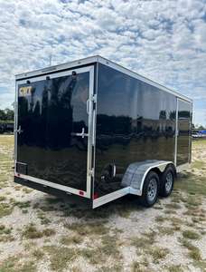 Free Shipping 6X12 7000lb GVWR Enclosed <b>Cargo</b> <b>Trailer</b> For Contractors and Movers Who Need Security, Compact, Strong, Easy to Tow - Product Image 2