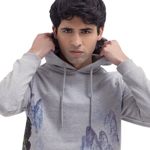 เสื้อฮู้ดดี้แขนยาวกันลม ระบายอากาศได้ดี เป็นมิตรกับสิ่งแวดล้อม สำหรับผู้ชาย ผลิตตามแบบ ODM คุณภาพสูง พิมพ์โลโก้ตามสั่ง ผลิตจากโพลีเอสเตอร์/คอตตอน รุ่นใหม่ สำหรับฤดูใบไม้ร่วง - Product Image 2